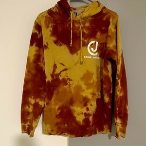Crime junkie tie dye hoodie